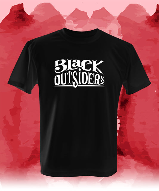 Camiseta T-shirt Black Manga Curta - Black Outsiders